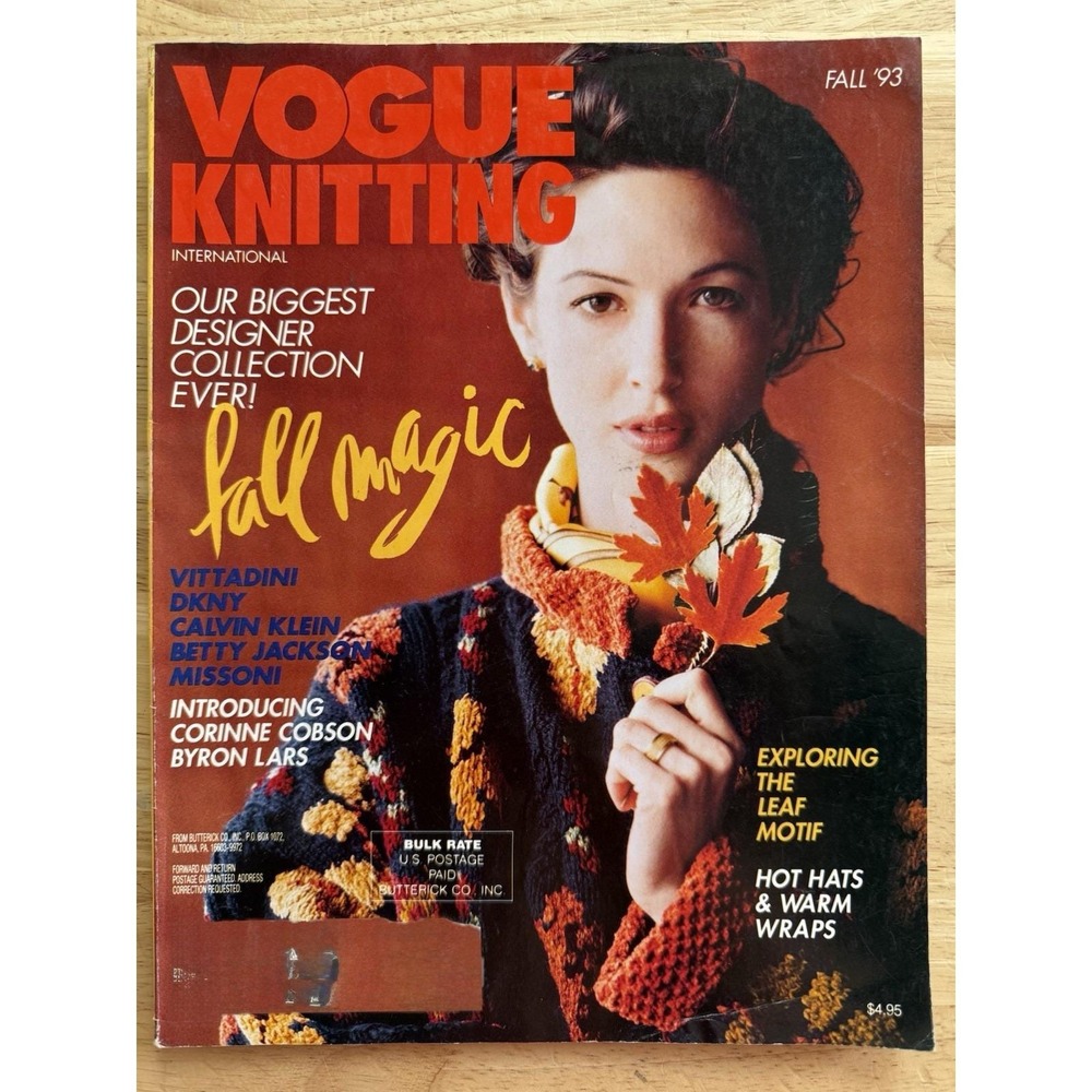 Vogue Knitting International Magazine Fall 1993